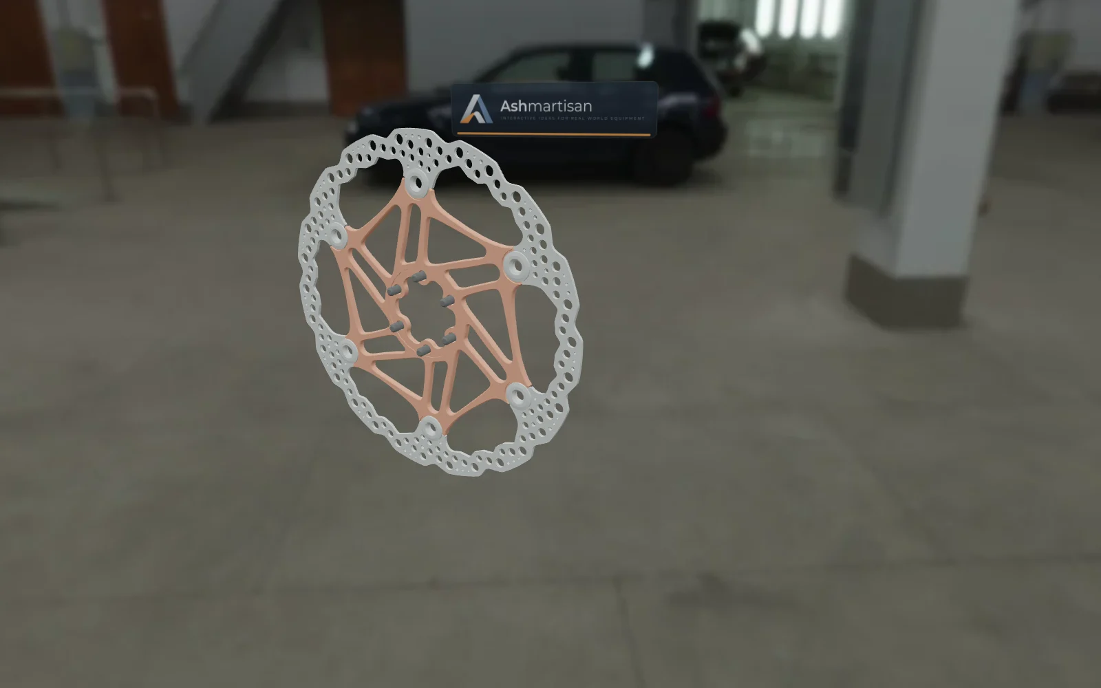 203 mm Floating Brake Rotor: Solid
