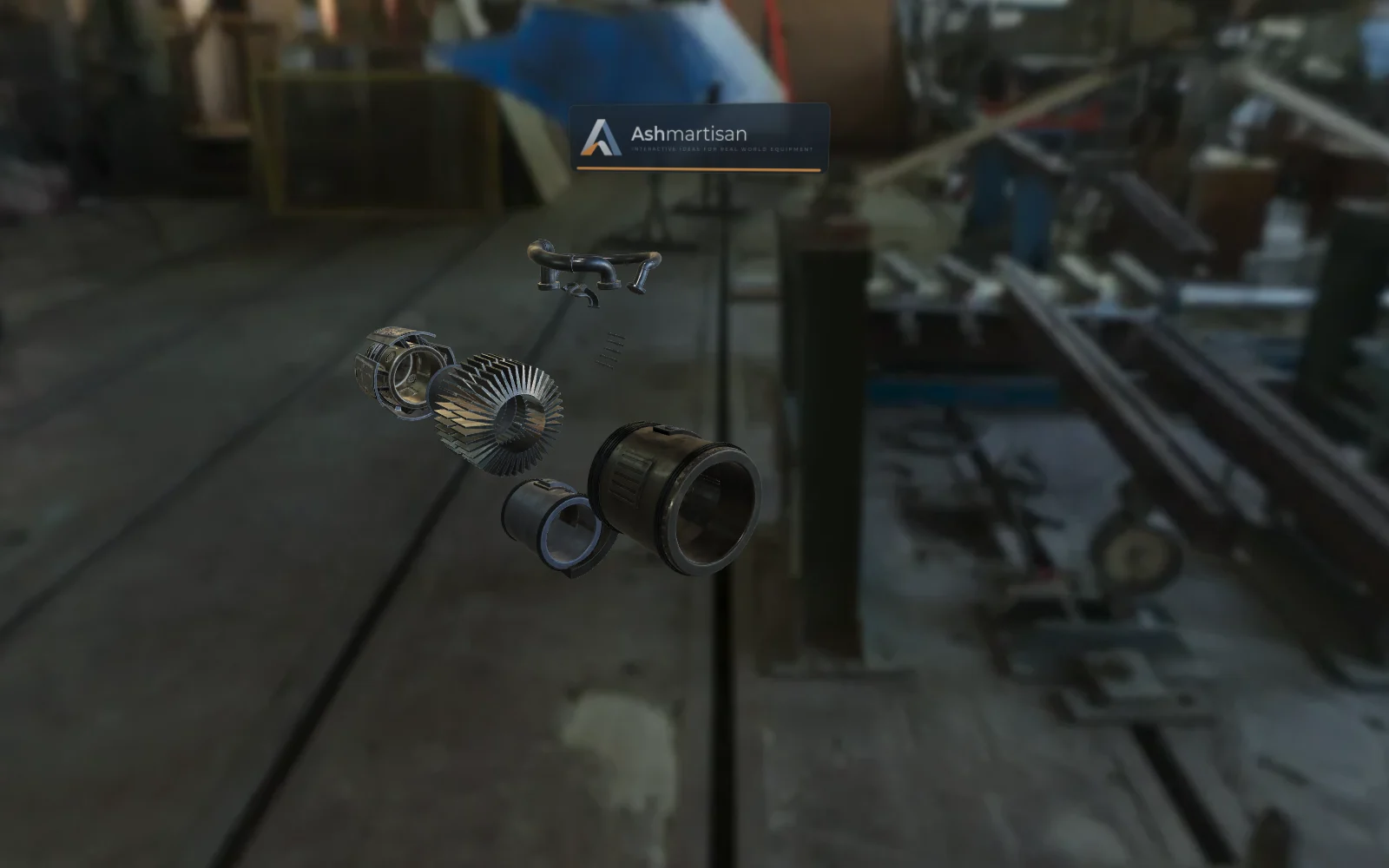Turbofan Engine: Exploded